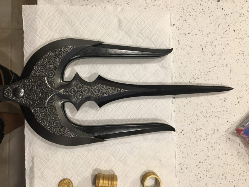 Cosplay Final Fantasy XV 3D Printed Trident for New York Comic Con
