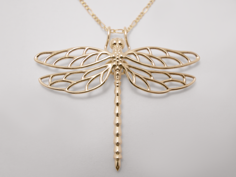 3D printed Dragonfly necklace Pendant