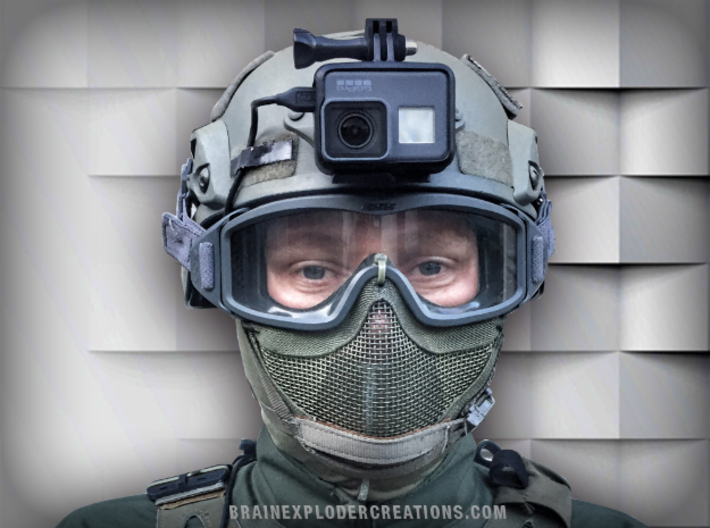 Helmet Mount GoPro HERO 5/6 Made by BrainExploder Creations