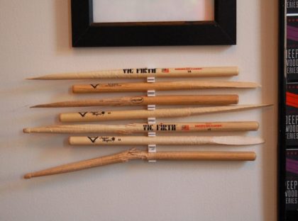 The Stick Clip v1.0- Broken Drum Sticks Become Art by A Place for You to Buy Yourself Things