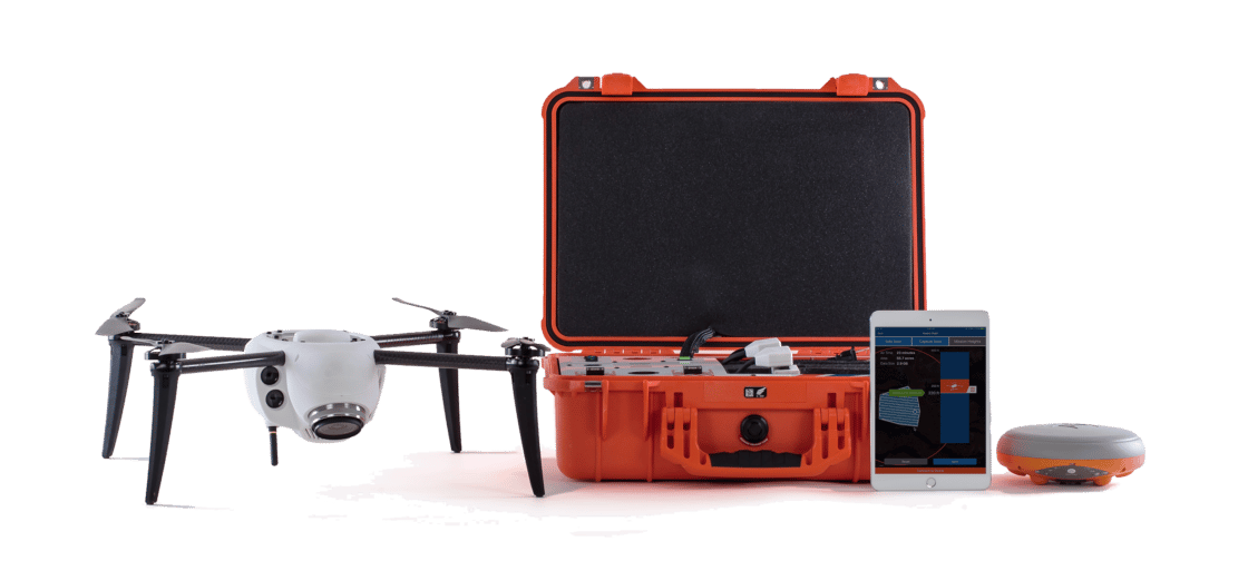 The Kespry Aerial Intelligence Platform, which allows users to design and launch autonomous aerial drone surveying missions