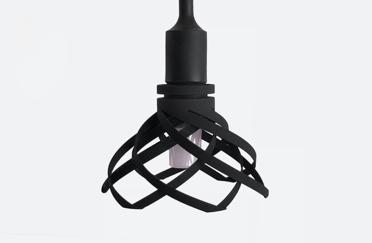 Evan Gant's 3D printed Twist pendant light