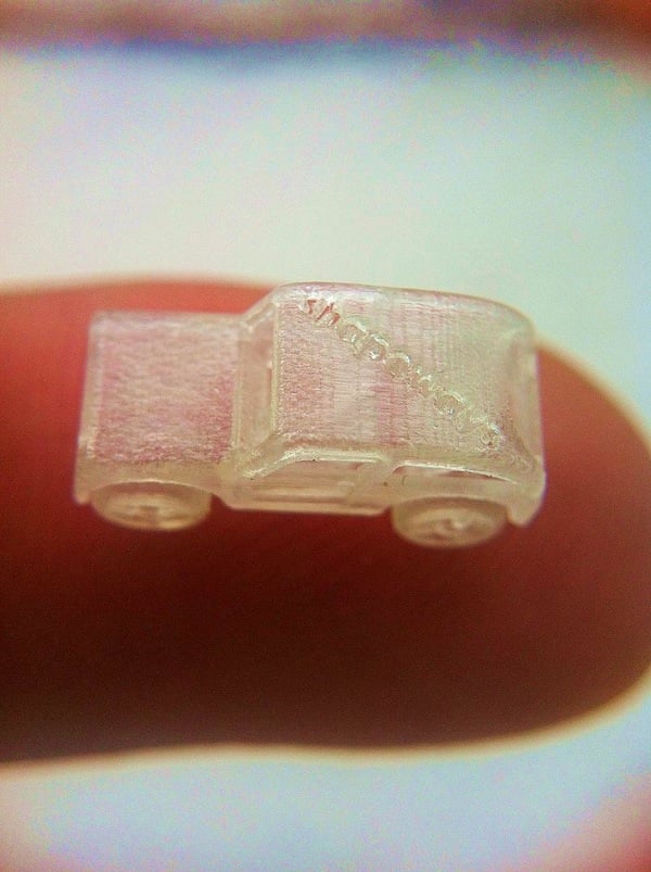 3d printed tiny car