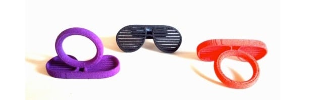 3D Printed Pilot Glasses Ring