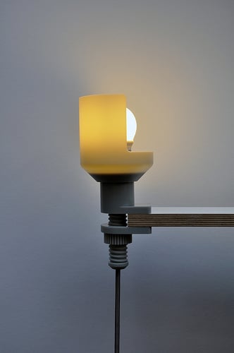 Clamp-able lamp