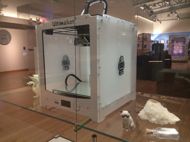 3D printer children's museum exhibition ultimaker desktop printer