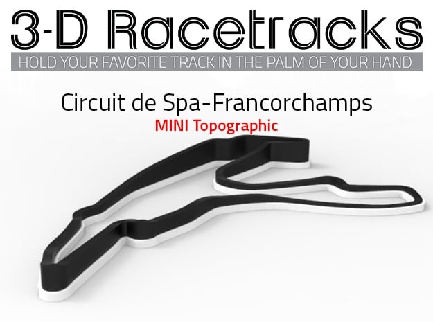 3D printed racetracks
