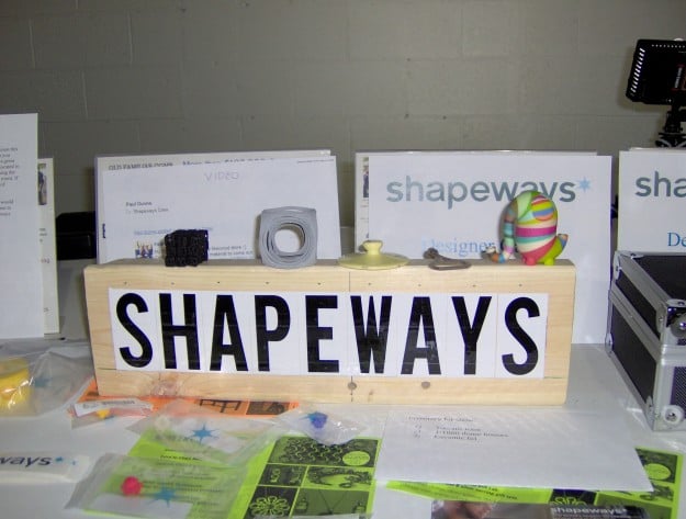 Display of Shapeways models at the Columbus Idea Foundry