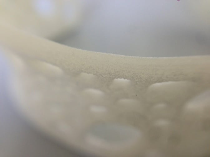 Macro Shot of Shapeways 3D Print Elasto Plastic