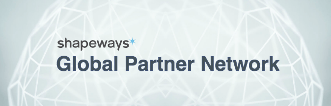global 3D printer network shapeways partners