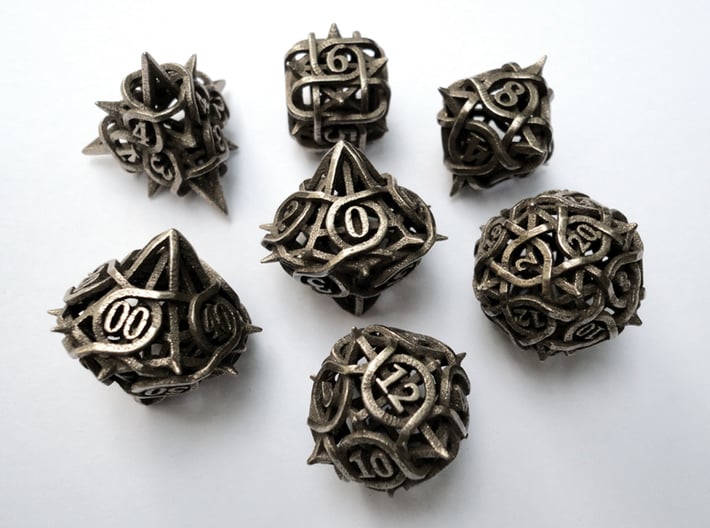 Thorn Dice Set Made by Wombat