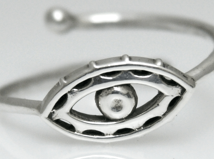 evil eye jewelry ring 3D printed jewelry