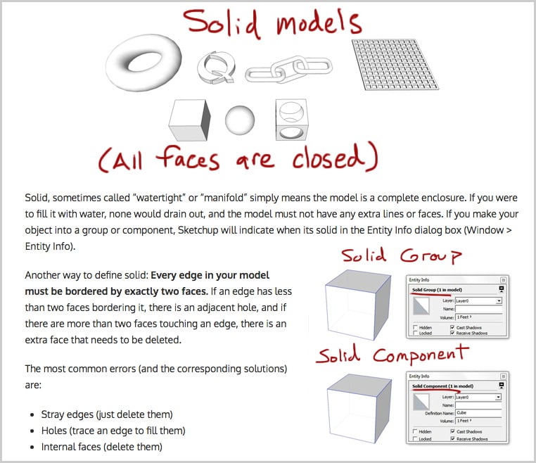 8 Tips for 3D Printing with SketchUp from MasterSketchup.com screenshot