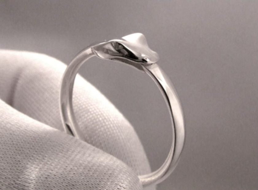 3d printed ring ouroboros jewelry