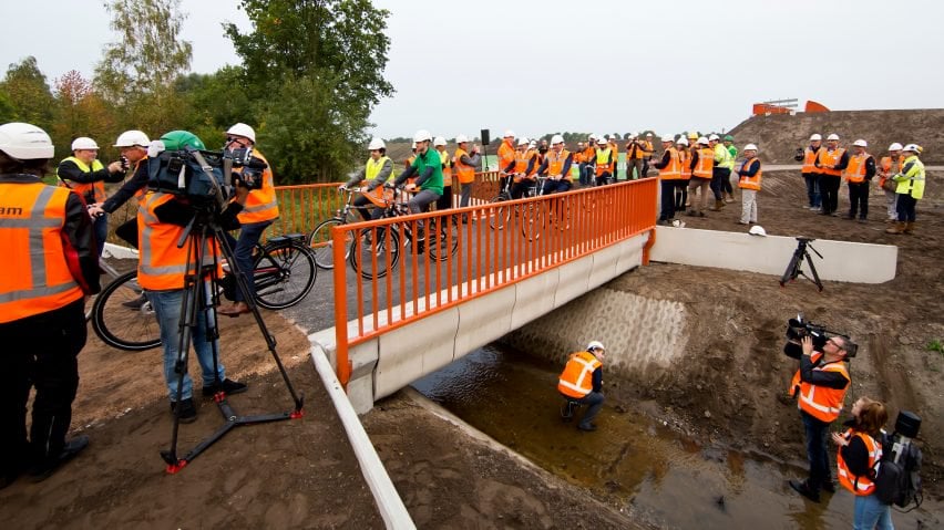 Gemert, the Netherlands' 3D printed cycling bridge