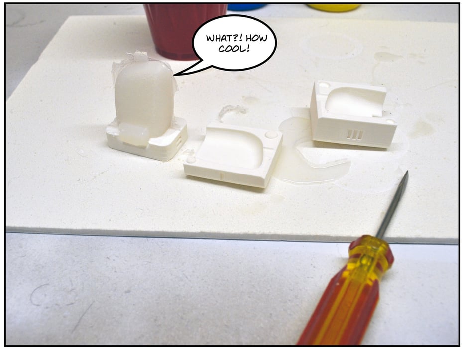 Plastic Prototypes Using Silicone Rubber Molds