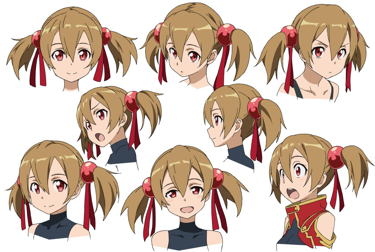 anime girl facial expressions