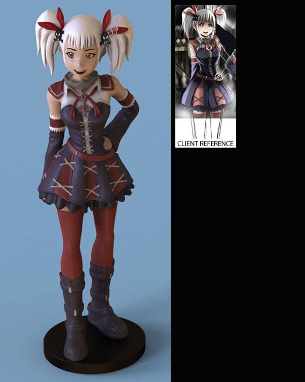 3d Modeler & Sculptor (anime Figure) Commission | Shapeways 3D Printing  Forums